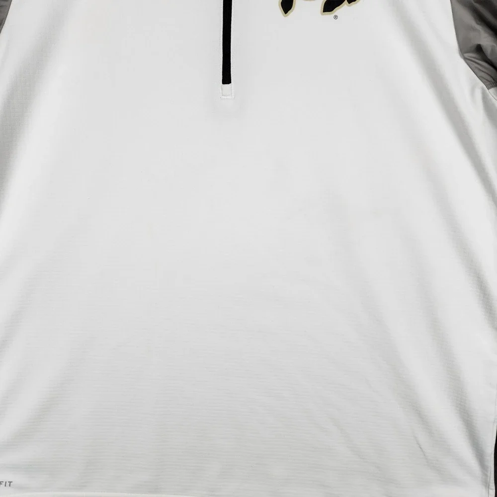 Colorado Buffaloes Nike 1/4 Zip Pullover Mens Large White Dri-FIT 654306-100
